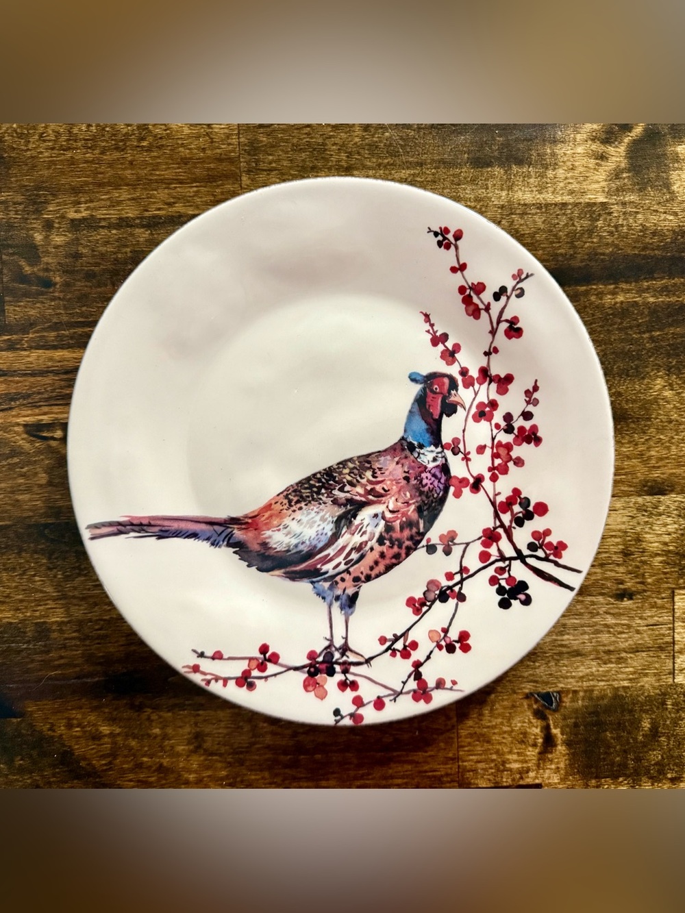 Vintage Southern Living ‘Pheasant’ Earthenware 9’ Salad Plate, for Dillards